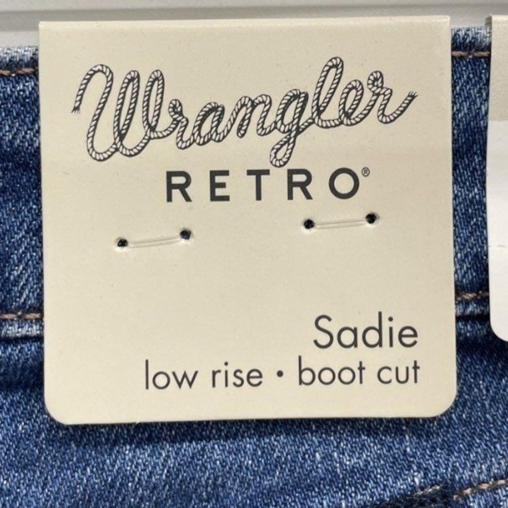 Wrangler Retro Sadie Low Rise Bootcut Blue Jeans 27x36 112352978 - Picture 3 of 5